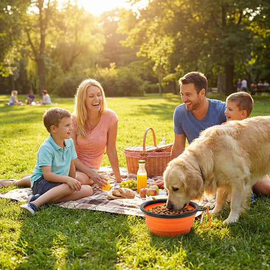 Gamelle Pliable de Voyage pour Chien & Chat – Ultra-Compacte | Randonnée & Aventure